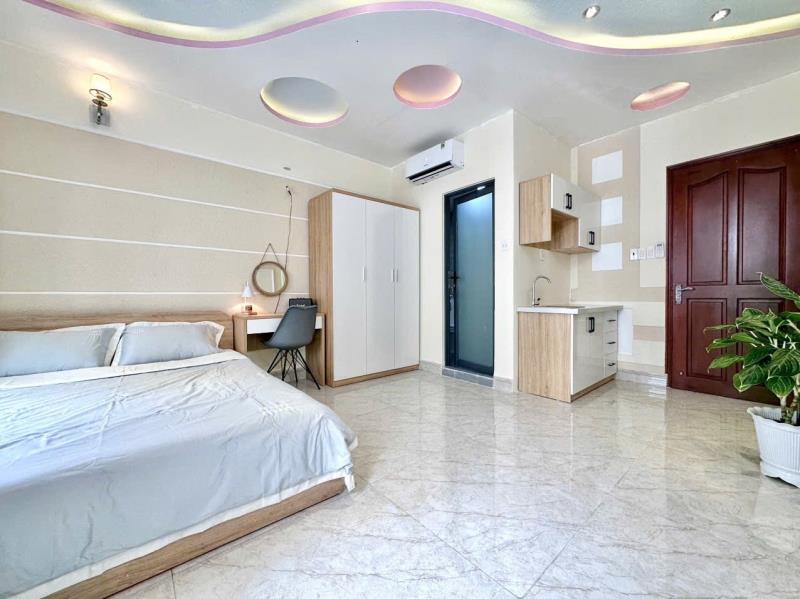 Căn hộ ban công, full nội thất – nơ trang long, bình thạnh – gần chợ bà chiểu, lê quang định - Ảnh 3