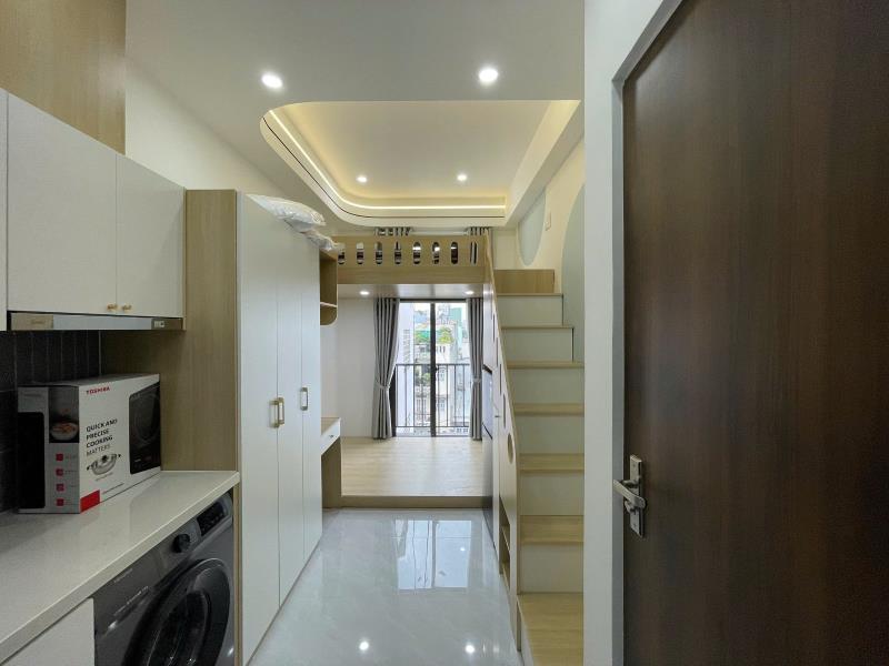 Khai trương duplex 2 không gian ngủ máy giặt riêng thang máy gần đh nguyễn tất thành - sân bay - tân sơn - phan văn trị