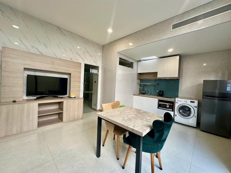 Apartment luxury- full nội thất - 1pn sân vườn - 50m2 -an ninh cao