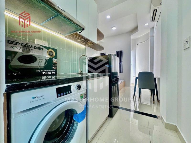 Cho thuê căn hộ hoàng hoa thám, bình thạnh - studio ban công, tách bếp - Ảnh 2