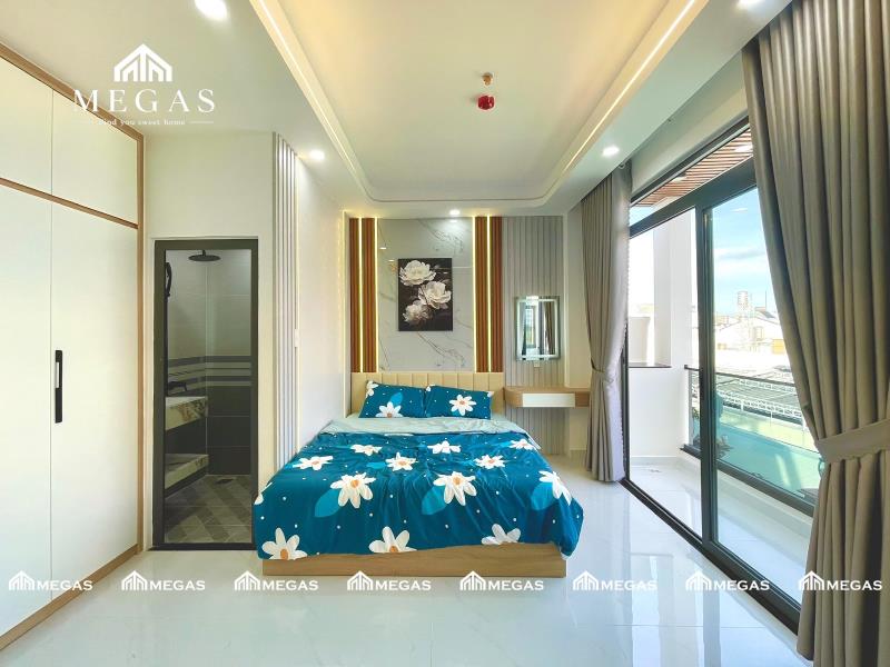 Cho thuê căn hộ studio cao cấp có ban công cực thoáng, full nội thất mới 100% - Ảnh 3