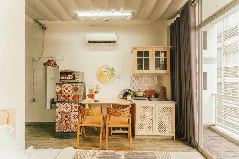 Cho thuê căn hộ vintage có ban công – lê văn sỹ, phú nhuận | gần chợ trần hữu trang, thuận tiện qua quận 3 - Ảnh 3