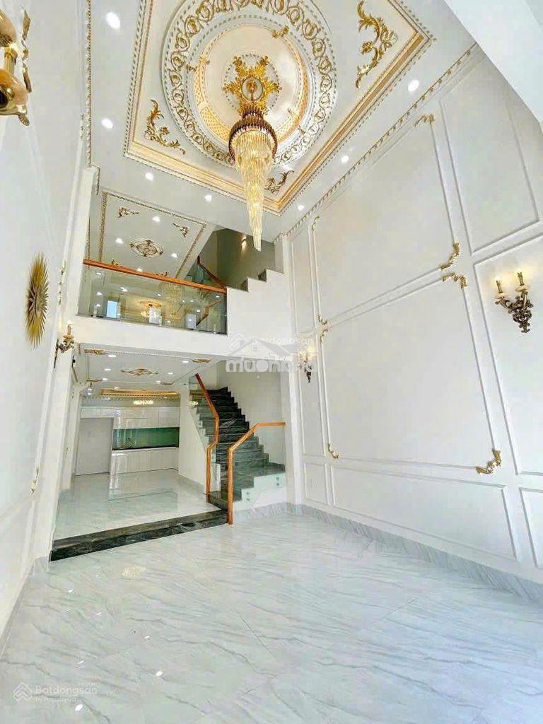 Sát metro bình thái nhà 4 tầng 4pn 5wc, hẻm ô tô, full nội thất ở+vpct - Ảnh 3