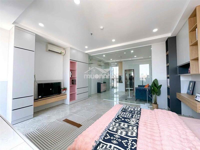Cho thuê chdv 1pn 60m2 q7 gần lotte mart cầu kênh tẻ 5p qua q4,8,1