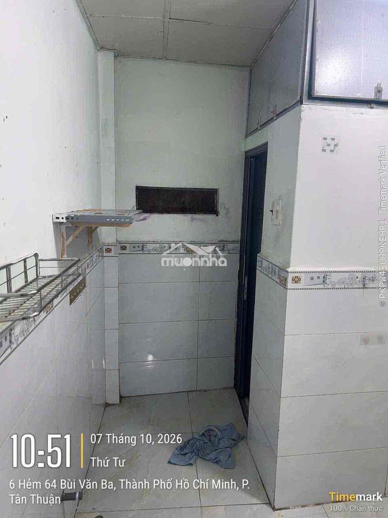 Cho thuê nhà hẻm 44b bùi văn ba, phường tân thuận, quận 7 (cũ). - Ảnh 3