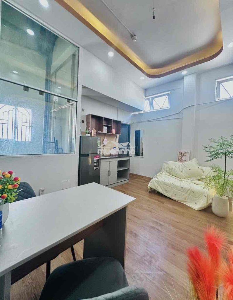 Căn hộ dịchvu 2pn 1wc 1 phòng khách 48m2 full tiện nghi