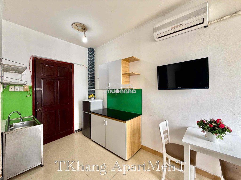 Cho thuê studio balcon thang máy nhà xe full nt ngay cmt8 toà viettel - Ảnh 4