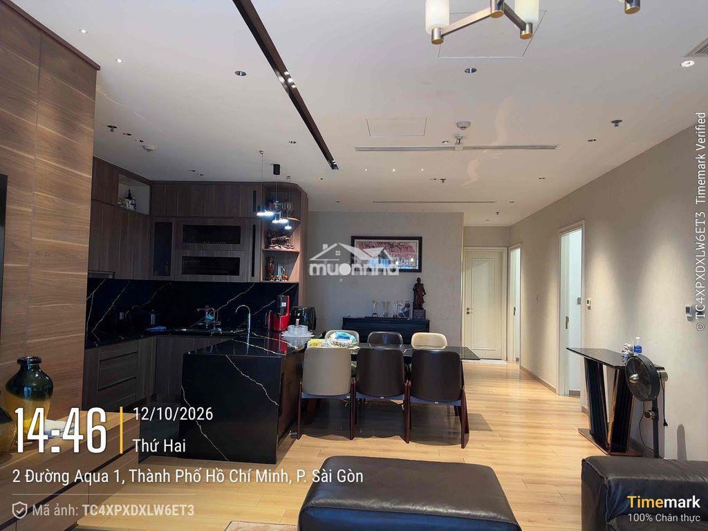 Cho thuê 3pn nội thất cao cấp vinhomes ba son - Ảnh 2