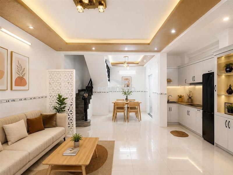 Bán nhà 4 lầu hẻm xe hơi thông, mặt tiền 5.5m, phường tân thuận quận 7