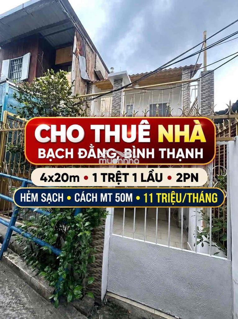 ❤️Cho thuê nhà bạch đằng bình thạnh -80m2 - 2pn