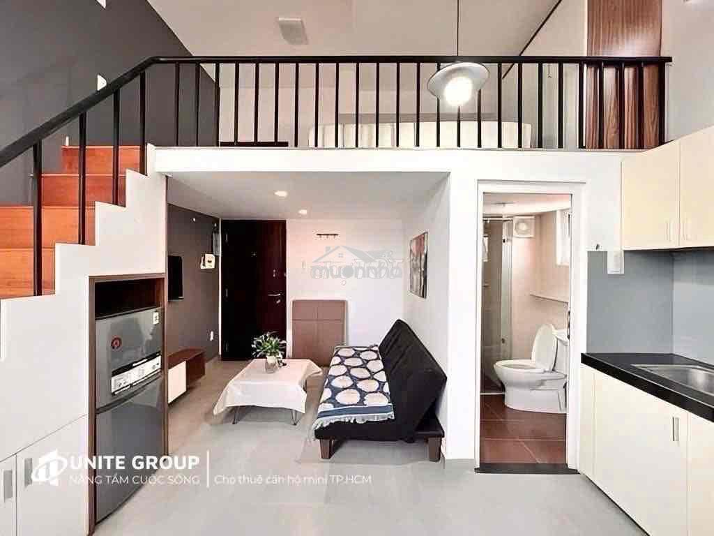 Căn hộ duplex gác cao full nội thất ban công ngay lâm văn bền - Ảnh 3