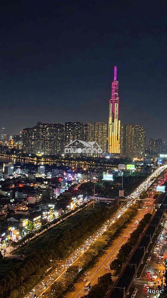 Cho thuê căn hộ masteri thảo điền 2pn 70m² view sông landmark 81