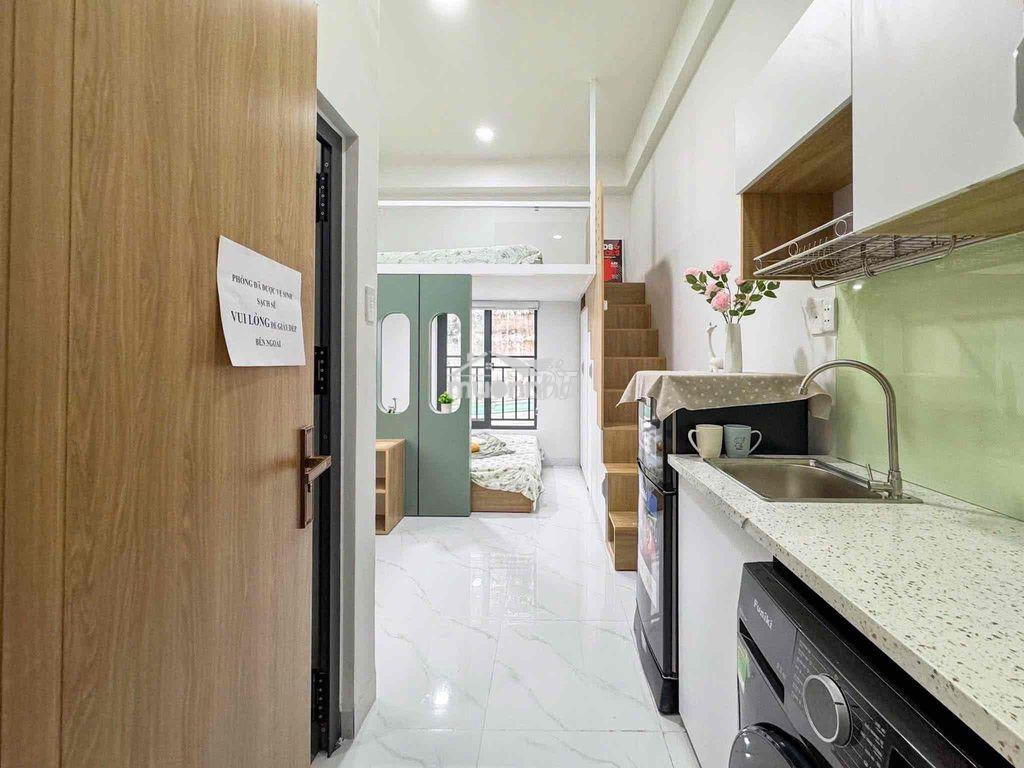 Siêu phẩm duplex 2 không gian ngủ cửa sổ bancol gần ngã tư hàng xanh - Ảnh 2