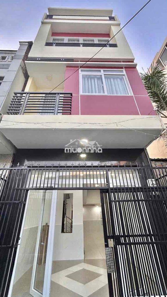 Nhà 1 trệt 3 lầu 4pn hẻm đường số phường tân quy quận 7